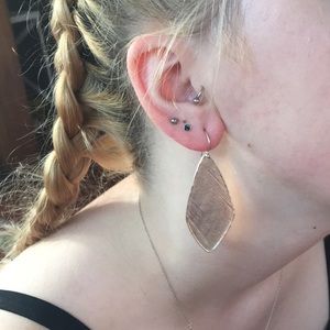 Silpada "Etched Effect" drop Earrings